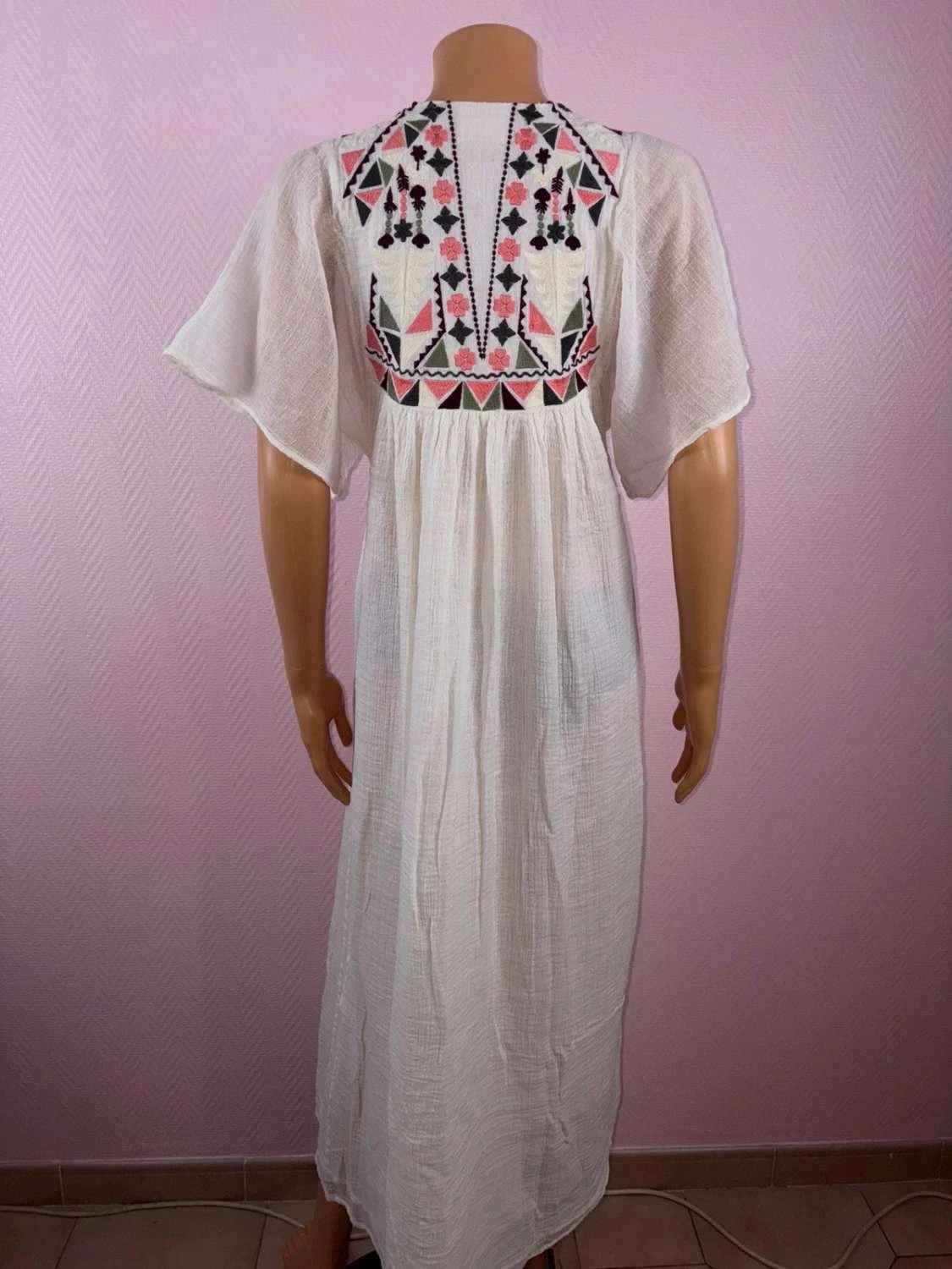 Lange jurk voor dames flower market maat 38 – photo 5